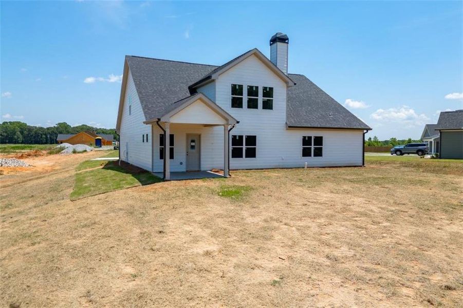 Exterior details and patio area of a home in , Hartwell (Image 23).