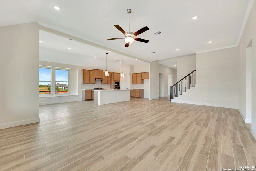 Spacious, unfurnished interior of a new home in Preserve at Annabelle Ranch, San Antonio (Image 21).