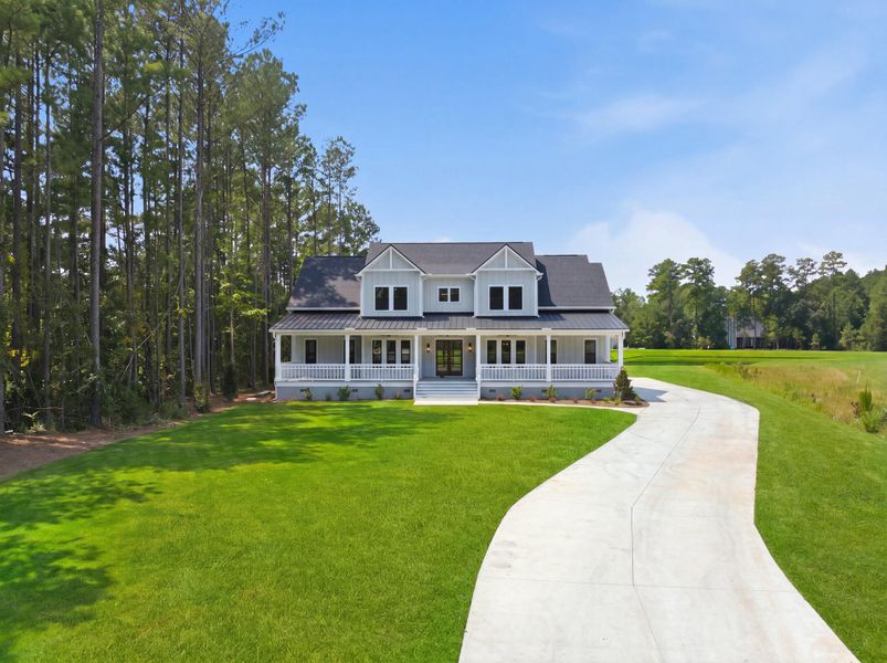Front exterior of a new home in , Moncks Corner, SC, highlighting curb appeal (Image 30).