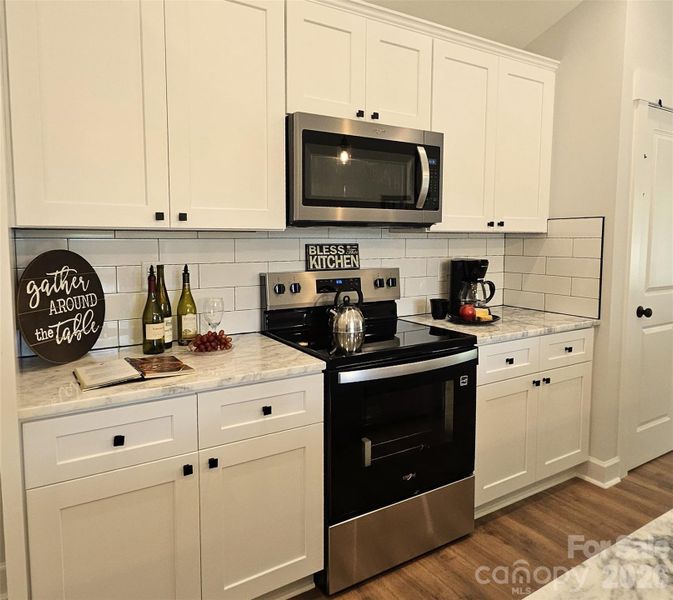 So nice to have everything new to include appliances.