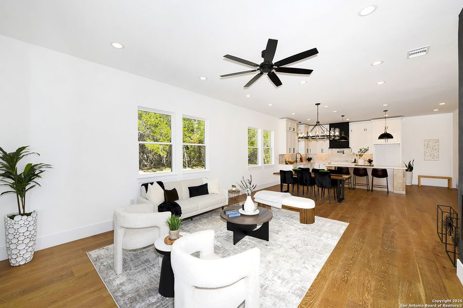 Furnished interior view inside a new home in , Boerne (Image 6).