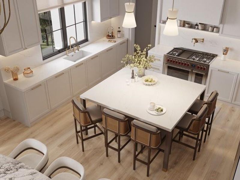 Furnished interior view inside a new home in , Atlanta (Image 6).