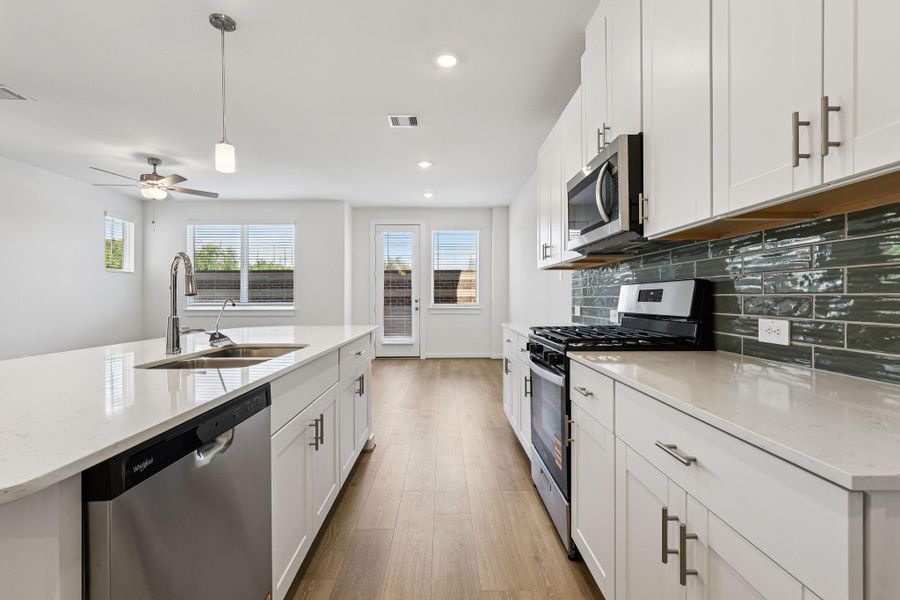 Furnished interior view inside a new home in Parkway Commons - City Series, Missouri City (Image 10).