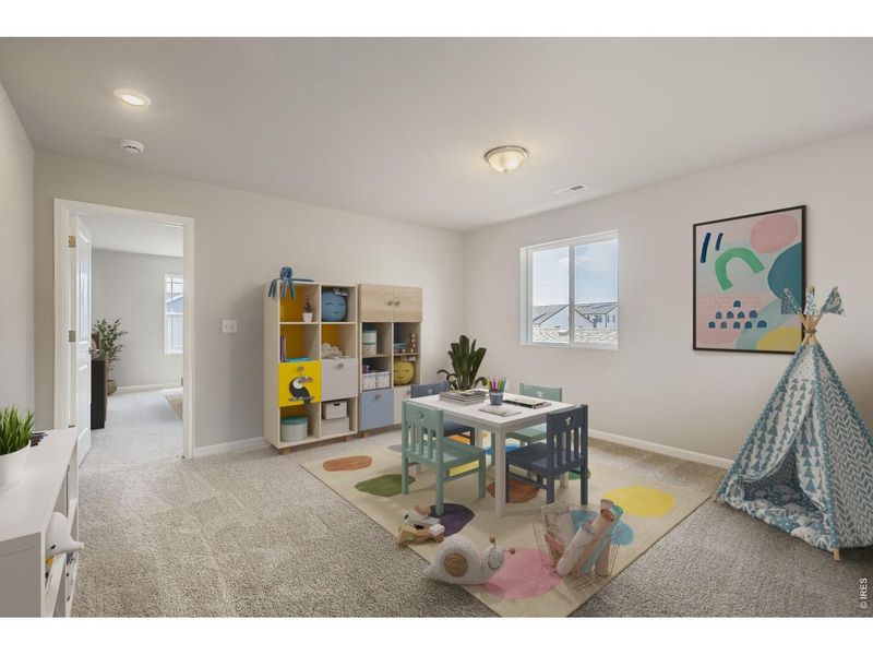 Furnished interior view inside a new home in Waterfield, Fort Collins (Image 14).