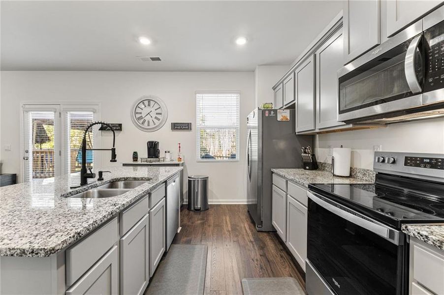 Furnished interior view inside a new home in Locust Grove Station - Pine Valley, Locust Grove (Image 7).
