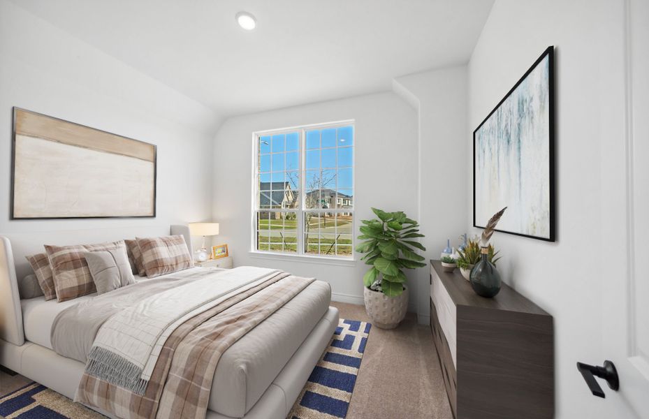 Virtually Staged Secondary Bedrom