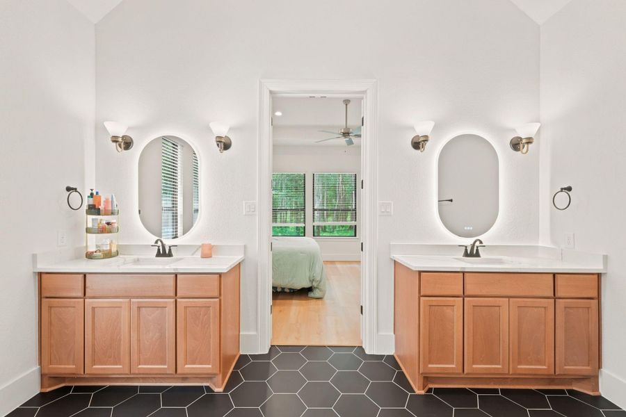 Furnished interior view inside a new home in , New Waverly (Image 7).