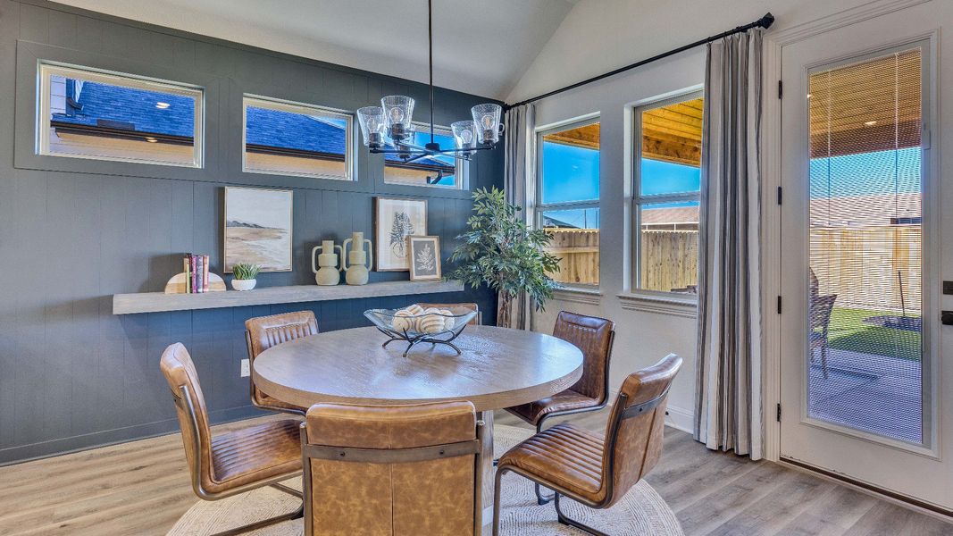 Representative furnished interior of a home built from the Palm by DRB Homes in Sunfield, Buda (Image 9). Representative furnished interior of a home built from the Palm by DRB Homes in Sunfield, Buda (Image 9).