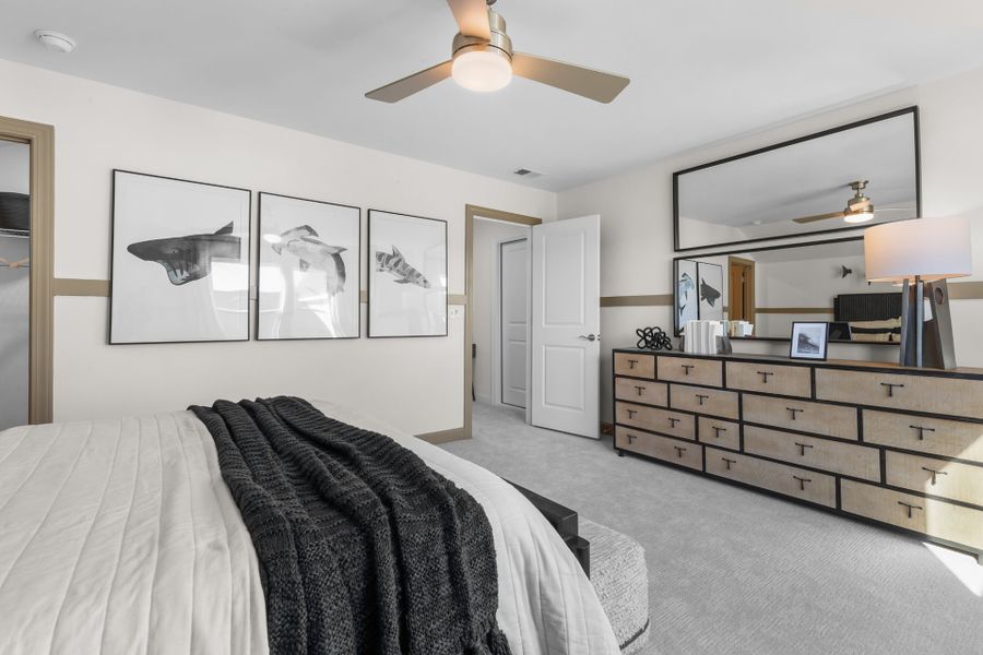Representative furnished interior of a home built from the The Seashore by Chesapeake Homes in Coastal Club of the Carolinas, Calabash (Image 43).