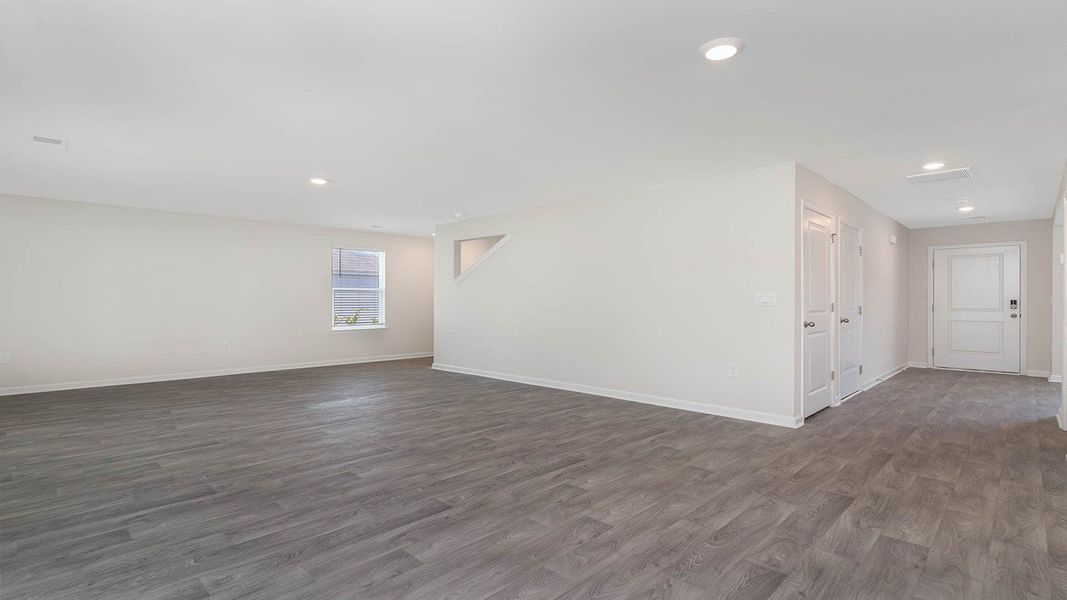 Representative unfurnished interior of a home built from the Galen by D.R. Horton in Chapman Village, Conway (Image 16).