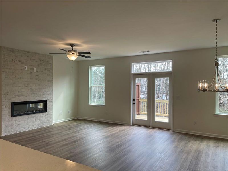 Spacious, unfurnished interior of a new home in The Collection at Wolf Creek, Lawrenceville (Image 19).