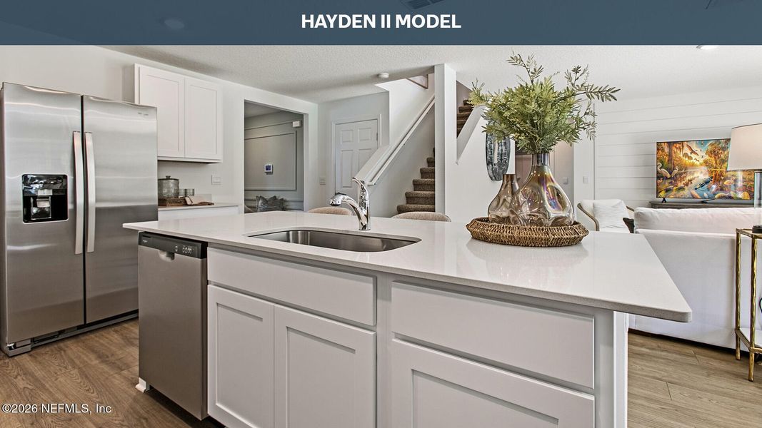 Furnished interior view inside a new home in Sawmill Branch, Palm Coast (Image 8).
