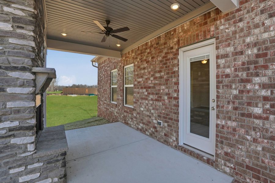Exterior details and patio area of a home in Sagewood, Tullahoma (Image 23).