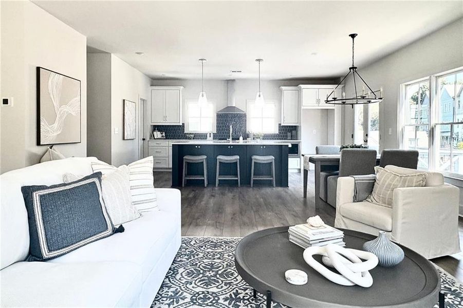 Furnished interior view inside a new home in Stillwood, Atlanta (Image 16).