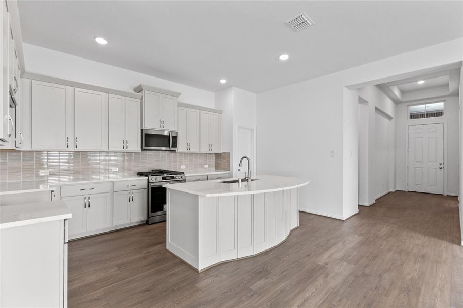 Furnished interior view inside a new home in Beamer Villas, Friendswood (Image 9).