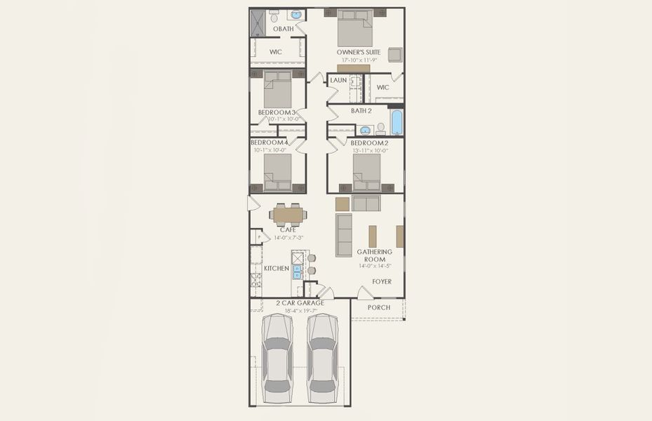 2D floor plan layout of this home in Ashford Crossing, Lowry Crossing, TX (Image 2). 2D floor plan layout of this home in Ashford Crossing, Lowry Crossing, TX (Image 2).