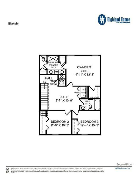 Blakely - Second Floor Blakely - Second Floor
