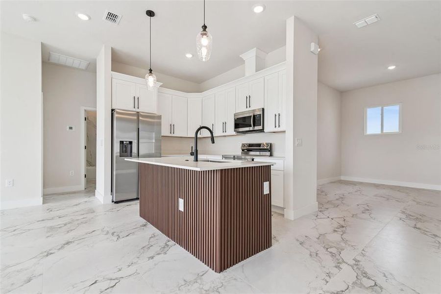 Furnished interior view inside a new home in , Belleview (Image 10).