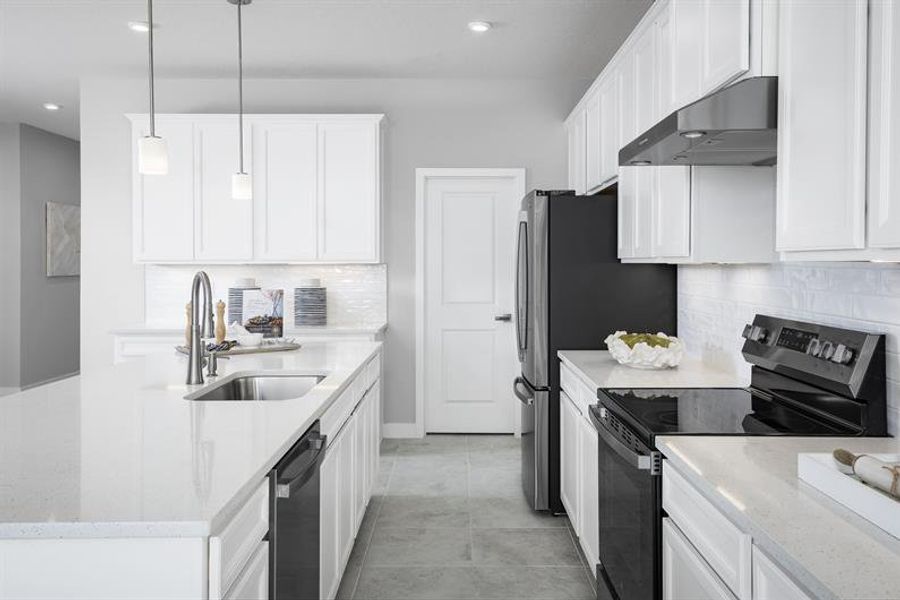 Furnished interior view inside a new home in Silver Oaks, Port St. Lucie (Image 6).