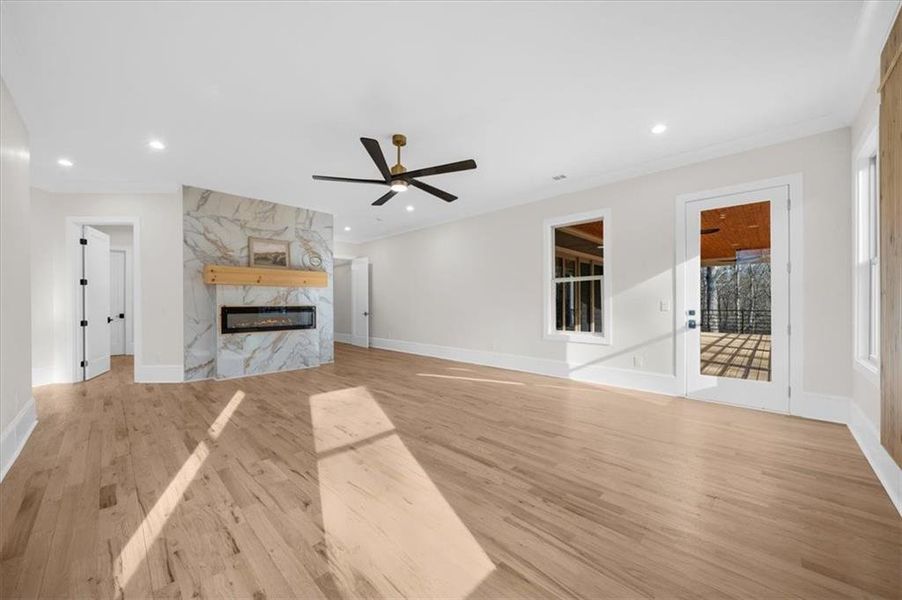 Spacious, unfurnished interior of a new home in , Gainesville (Image 59).