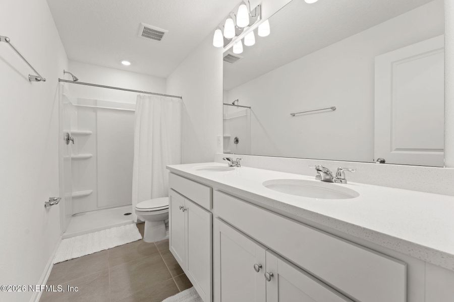 Furnished interior view inside a new home in , Jacksonville (Image 17). Furnished interior view inside a new home in , Jacksonville (Image 17).