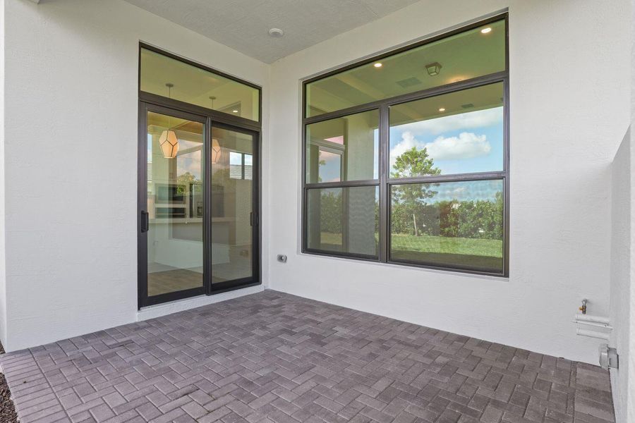 Furnished interior view inside a new home in Cresswind Palm Beach at Westlake, Westlake (Image 2).