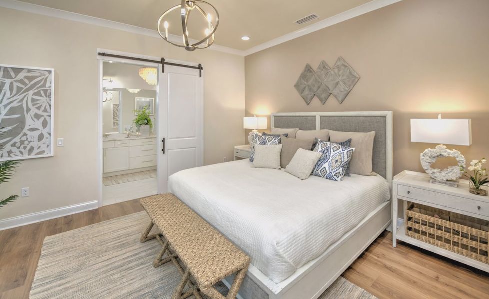 Furnished interior view inside a new home in Oakmont, Gainesville (Image 16). Furnished interior view inside a new home in Oakmont, Gainesville (Image 16).