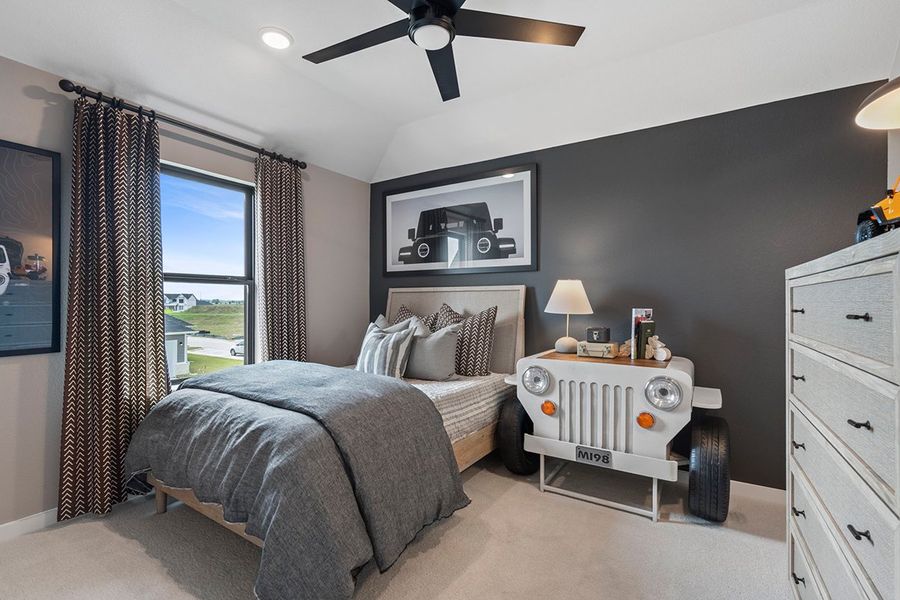 Furnished interior view inside a new home in Austin Point, Richmond (Image 29). Furnished interior view inside a new home in Austin Point, Richmond (Image 29).