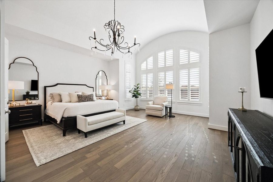 Furnished interior view inside a new home in Elyson, Katy (Image 15).