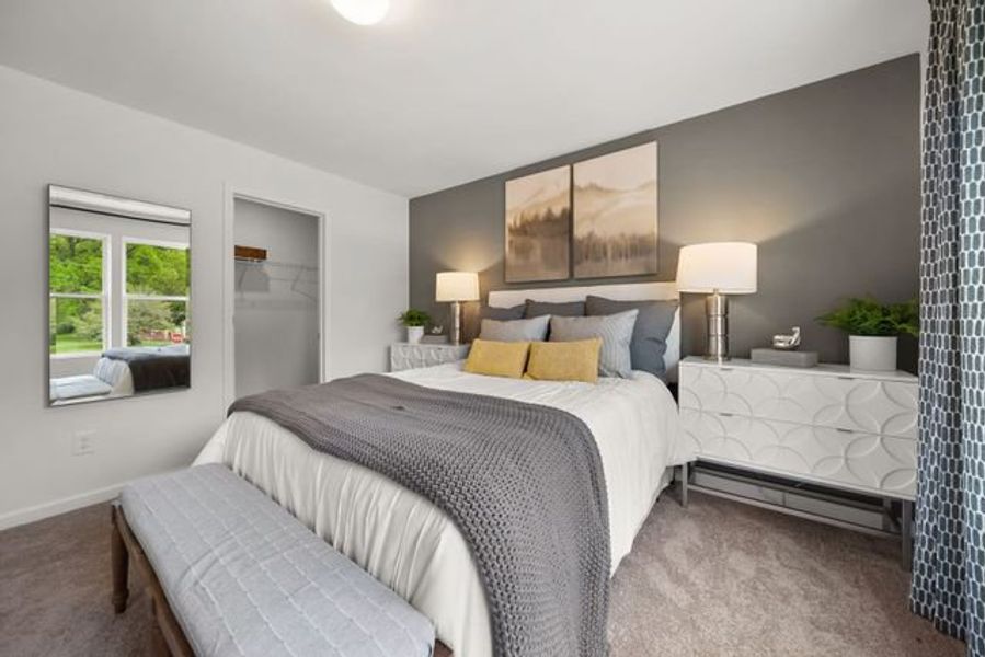 Representative furnished interior of a home built from the Dawson by True Homes in Tanglewood East, Angier (Image 15).