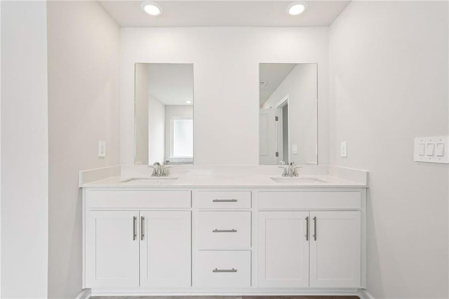 Furnished interior view inside a new home in Harmony Manor, Fairburn (Image 21).