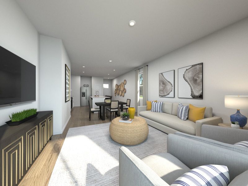 Furnished interior view inside a new home in Oakfield Trails - Premier Series, Parrish (Image 5).