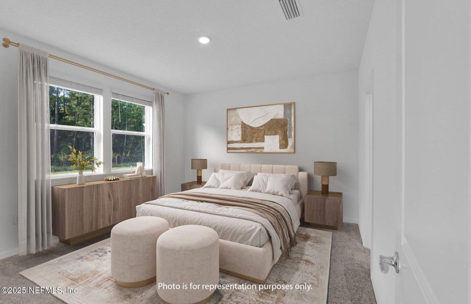 Furnished interior view inside a new home in Hyland Trail, Green Cove Springs (Image 7).