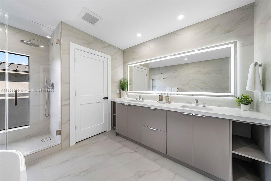 Furnished interior view inside a new home in , Pompano Beach (Image 12). Furnished interior view inside a new home in , Pompano Beach (Image 12).