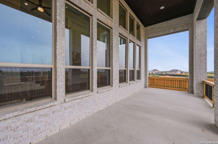 Exterior details and patio area of a home in Mont Blanc, Schertz (Image 2). Exterior details and patio area of a home in Mont Blanc, Schertz (Image 2).