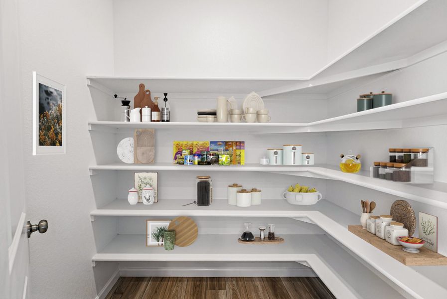 Representative furnished interior of a home built from the The Castlewood by Taylor Morrison in The Aurora Highlands Landmark Collection, Aurora (Image 11).