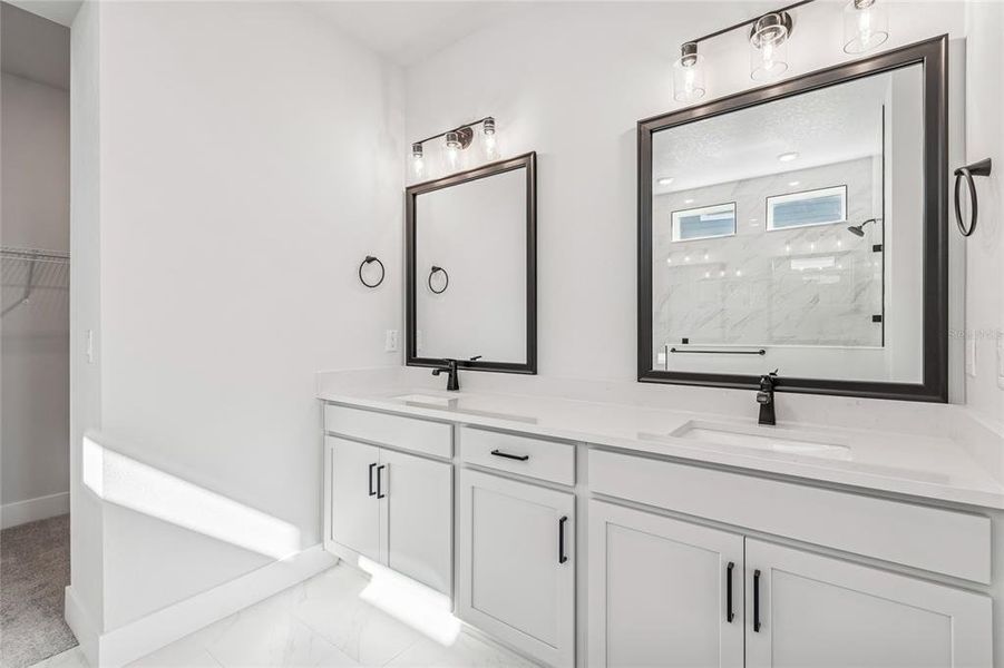 Furnished interior view inside a new home in Chapel Crossings - Garden Series, Wesley Chapel (Image 5). Furnished interior view inside a new home in Chapel Crossings - Garden Series, Wesley Chapel (Image 5).