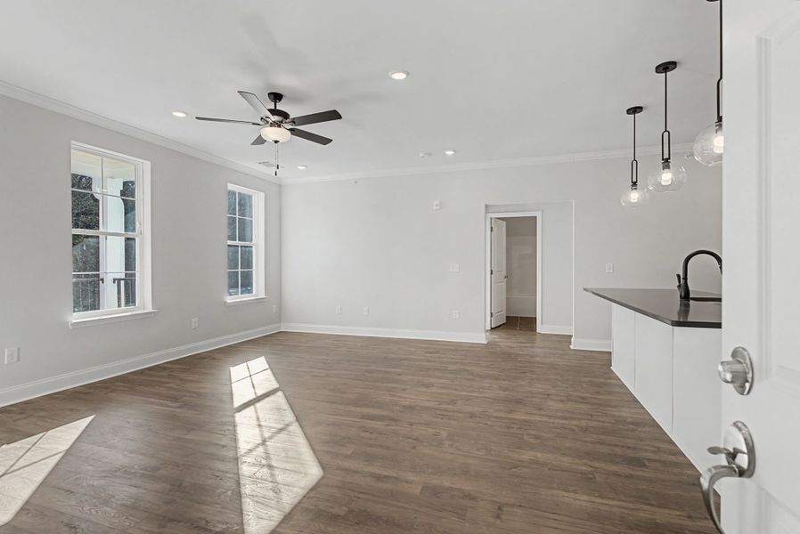 Carothers Farms Town Center Homes (Condos) Kitchen and Great Room