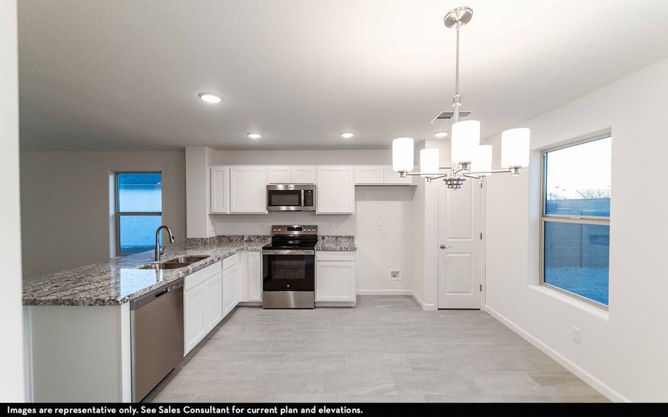 Furnished interior view inside a new home in Rancho Santa Rosa, Maricopa (Image 7).