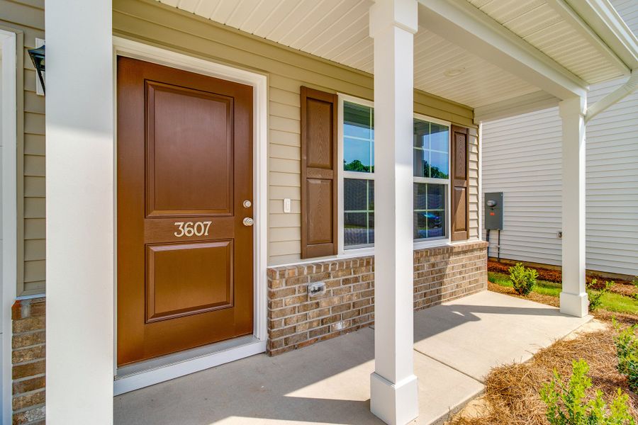 Exterior details and patio area of a home in Bluefield, Lexington (Image 3).