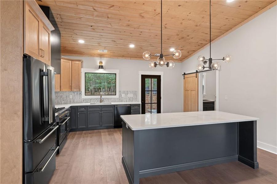 Furnished interior view inside a new home in , Ellijay (Image 15).