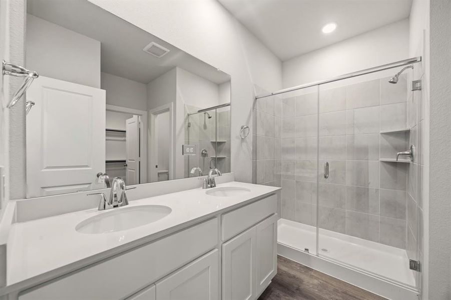 Furnished interior view inside a new home in Overland Grove, Forney (Image 7).