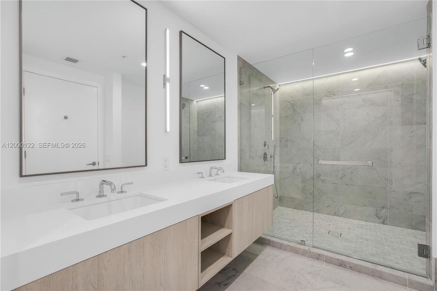 Furnished interior view inside a new home in , Miami Beach (Image 43).