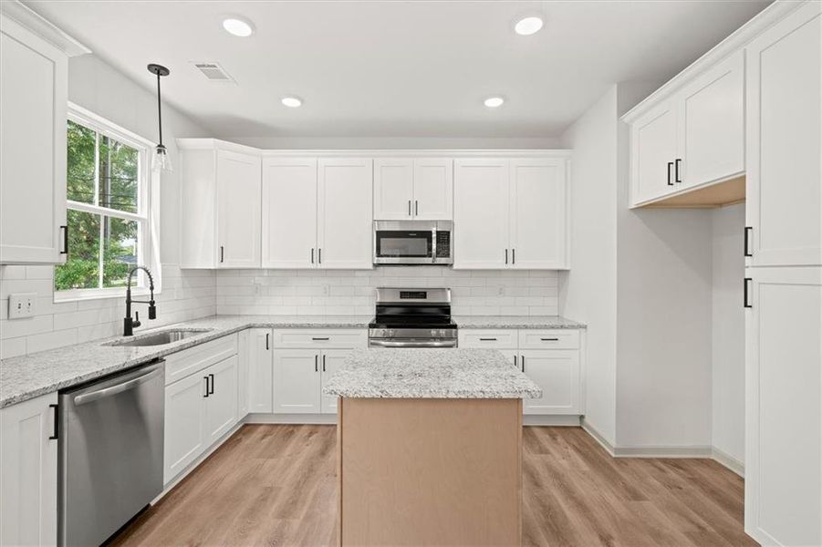 Furnished interior view inside a new home in , Tallapoosa (Image 9).