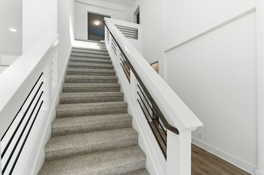 Spacious, unfurnished interior of a new home in Buffalo Crossing, Cibolo (Image 33). Spacious, unfurnished interior of a new home in Buffalo Crossing, Cibolo (Image 33).