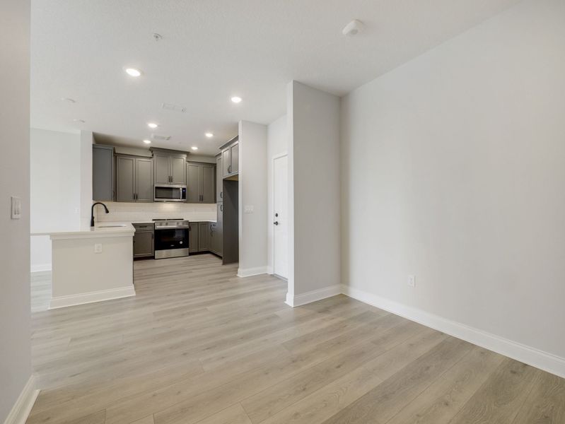 Spacious, unfurnished interior of a new home in Gatherings® of Lake Nona, Orlando (Image 24). Spacious, unfurnished interior of a new home in Gatherings® of Lake Nona, Orlando (Image 24).