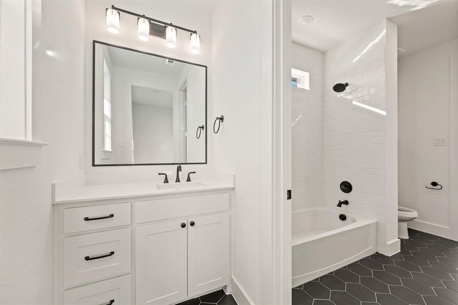 Furnished interior view inside a new home in , Haslet (Image 11).