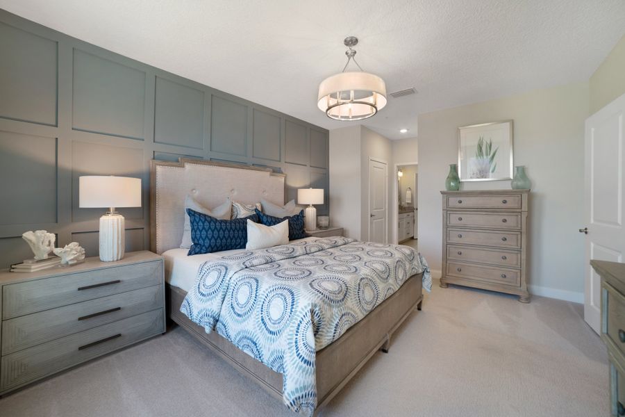 Furnished interior view inside a new home in Gatherings® of Lake Nona, Orlando (Image 18).
