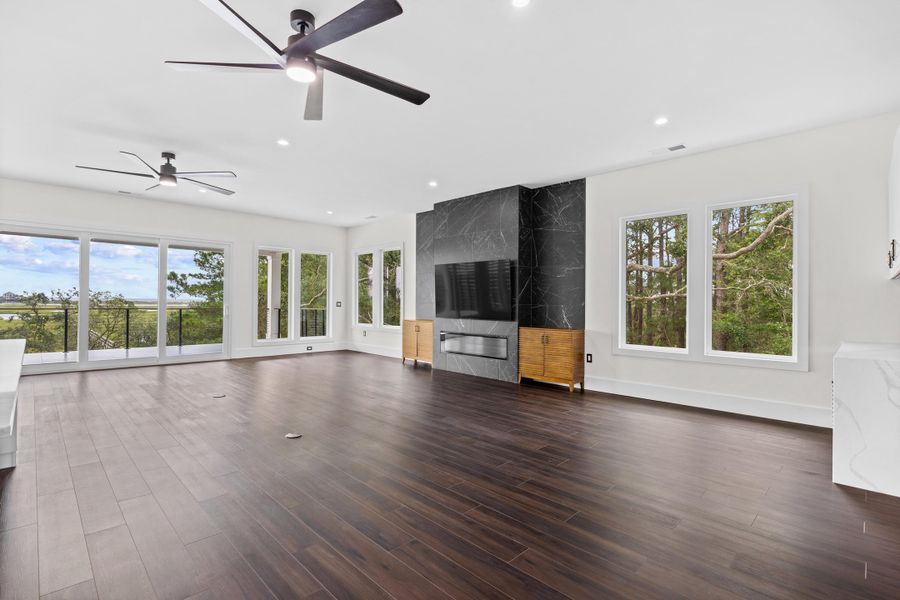 Furnished interior view inside a new home in , Pawleys Island (Image 6).