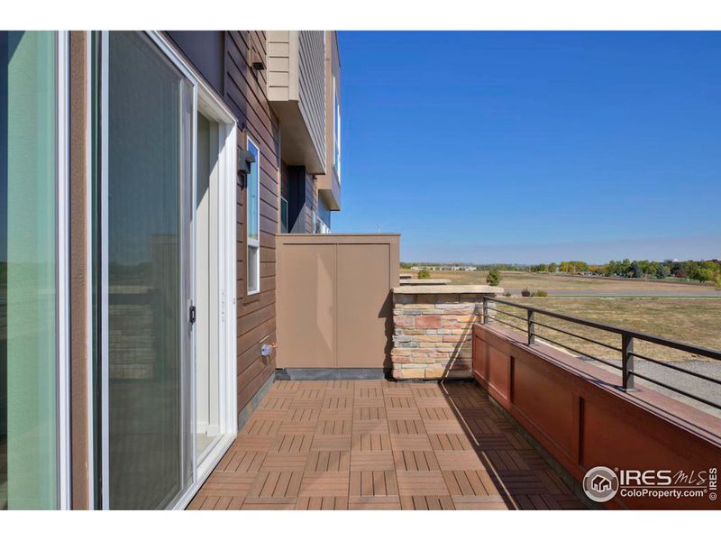 Large patio off main living area